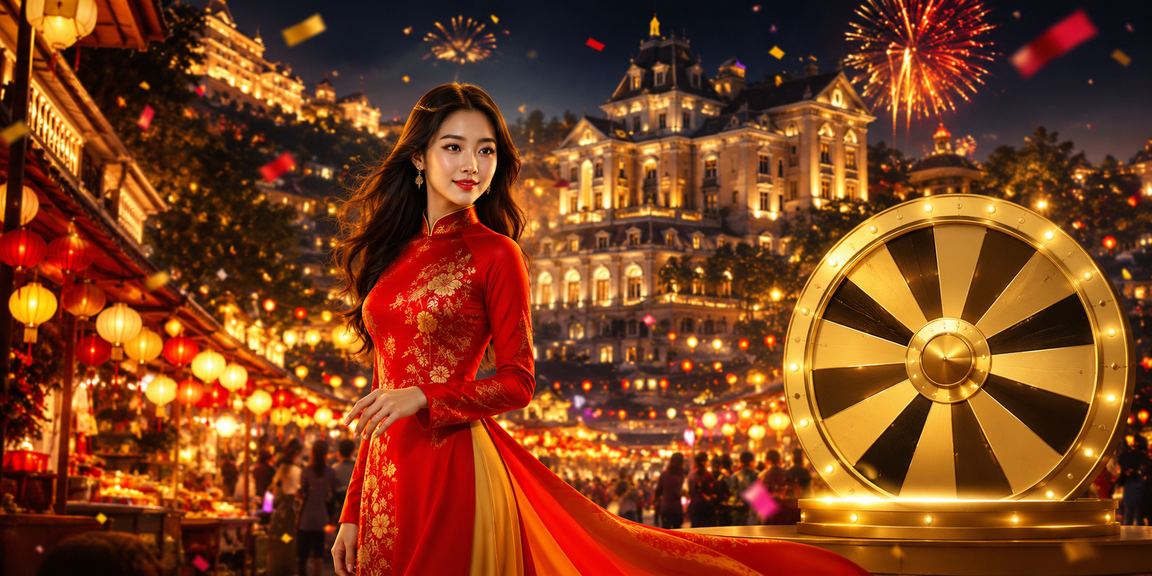 Không khí bốc thăm may mắn tại Đà Lạt với trang phục áo dài truyền thống Việt Nam
