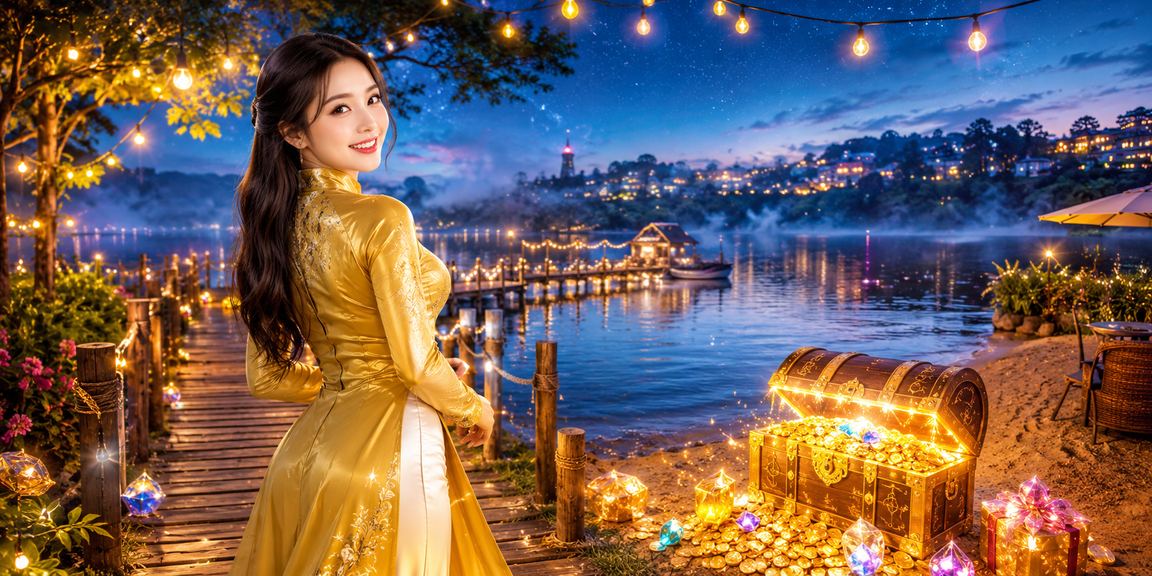 Màn hình live casino trực tuyến với dealer thực hiện tại sòng bài ảo phong cách hiện đại